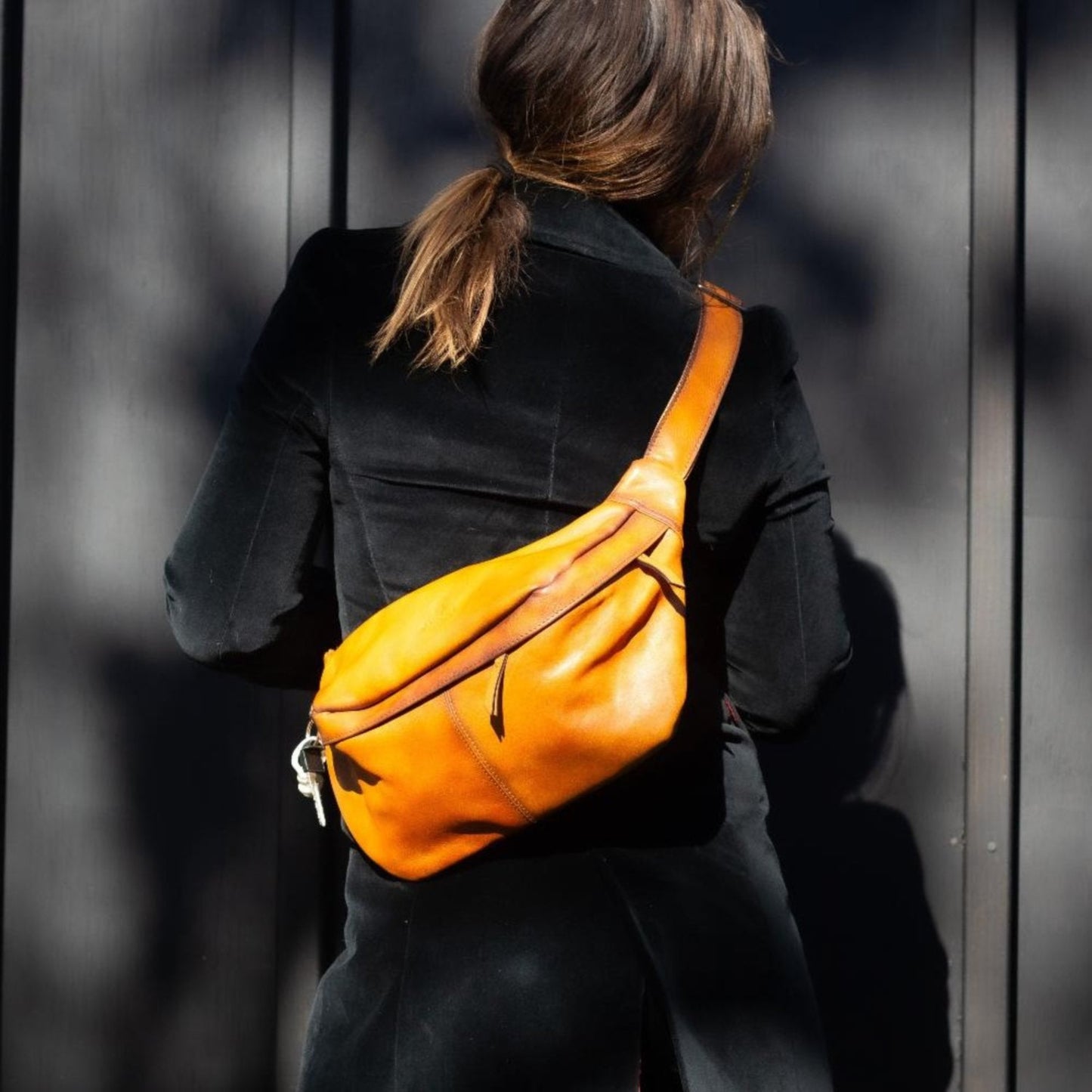 crossbody bag leather chest bag Gaucha
