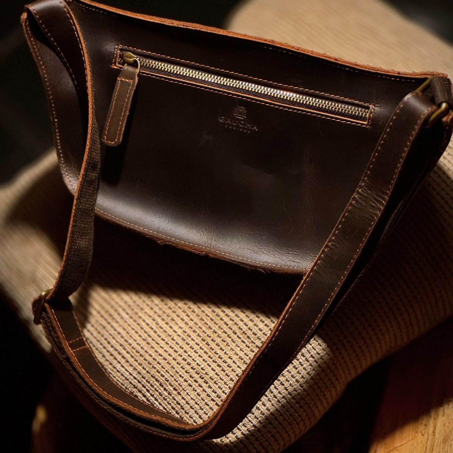 leather crossbody bag chest bag gaucha designs gift for her