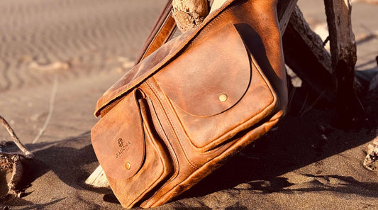 leather travel bag - Crossbody Bag for men - Leather Beach bag - gaucha designs