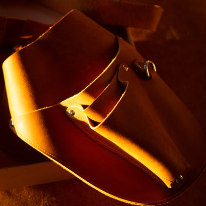 Leather Garden Tool Belt OLD TORO | Full-Grain Crazy Horse Leather Tool Holster