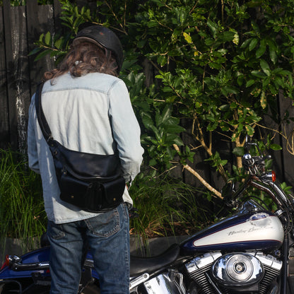 leather crossbody bag for men