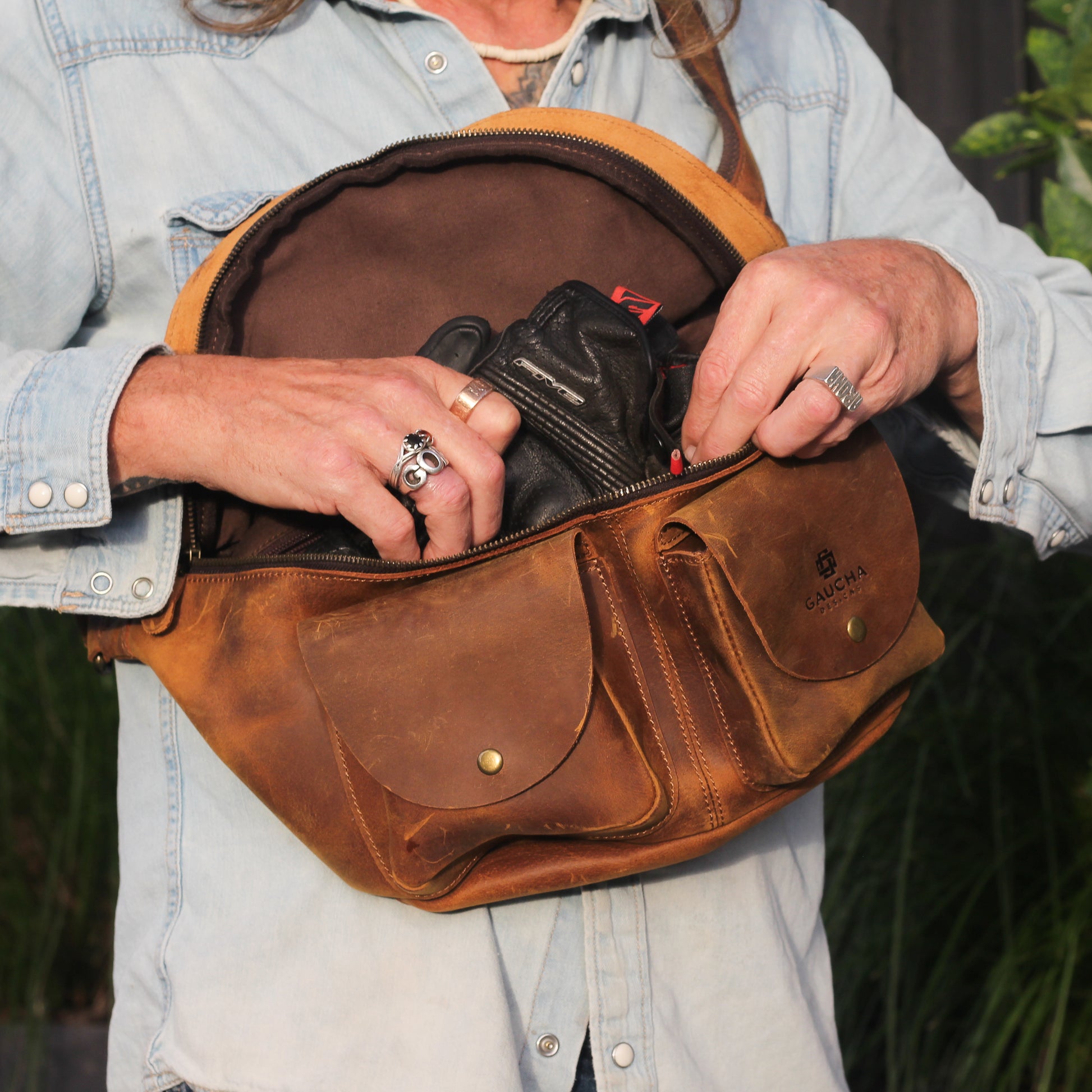 leather crossbody bag for men
