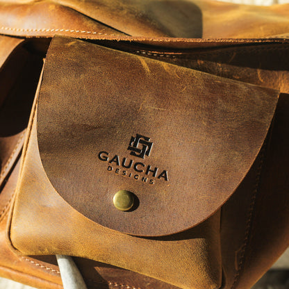 leather chest bag for women and men GAUCHA DESIGNS