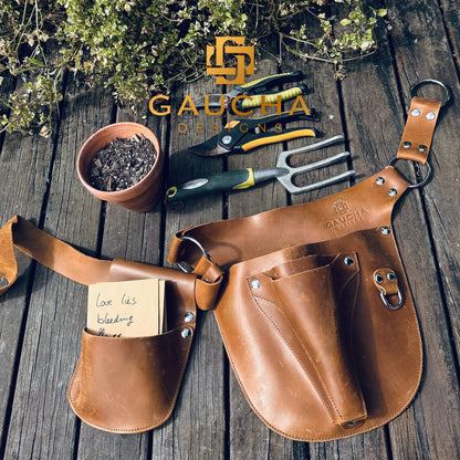 Cinturón de herramientas de cuero Toro
