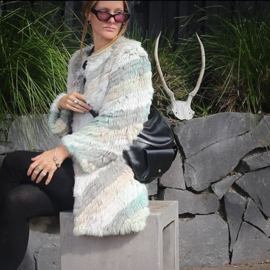 black leather crossbody bag