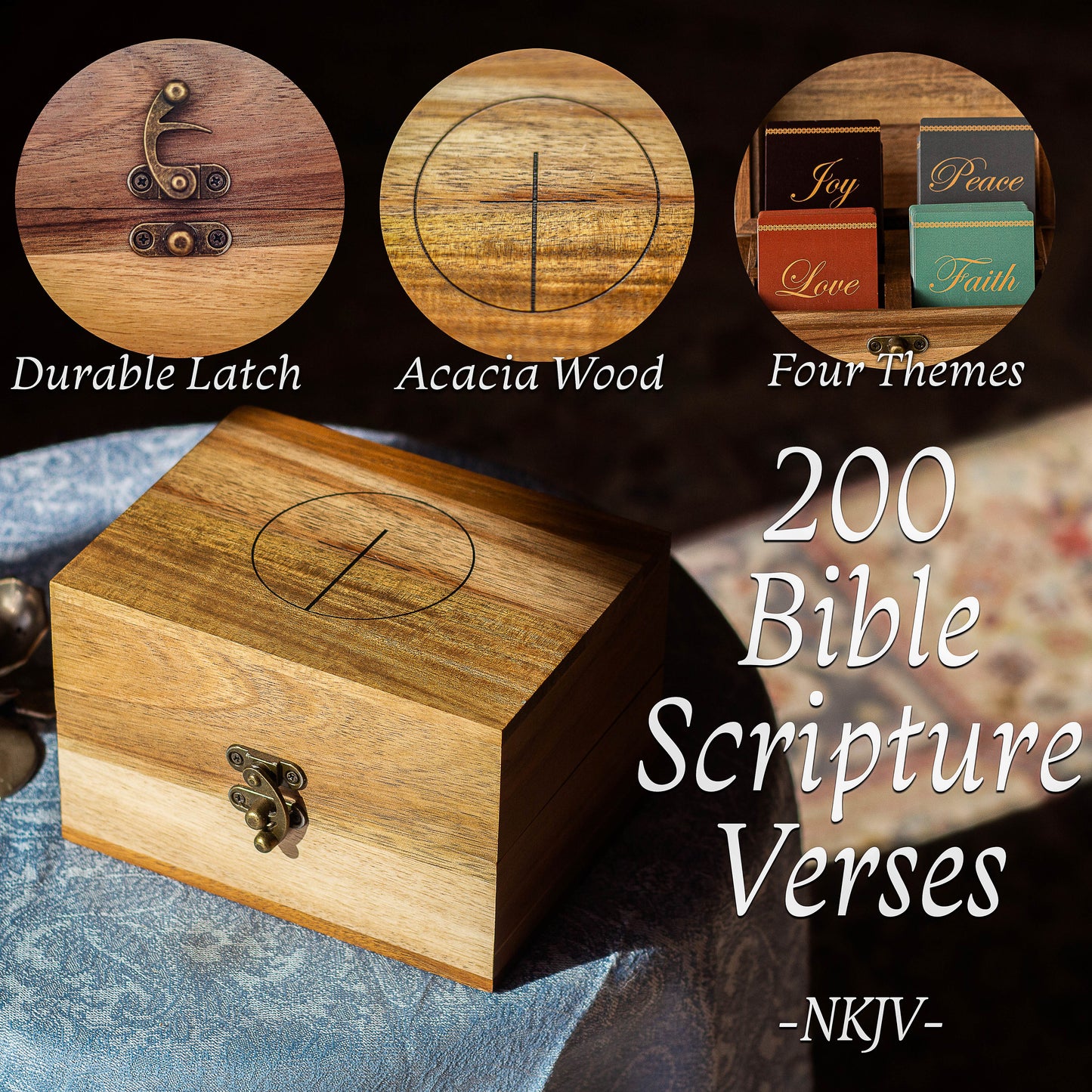 Bible Verses Acacia Box CIELO